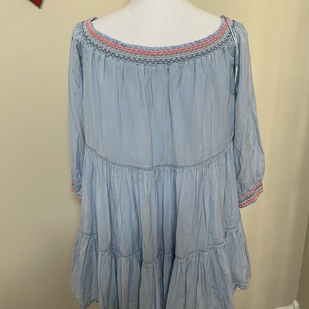 Free people sunbeam blue flowy dress - Picture 11 of 11